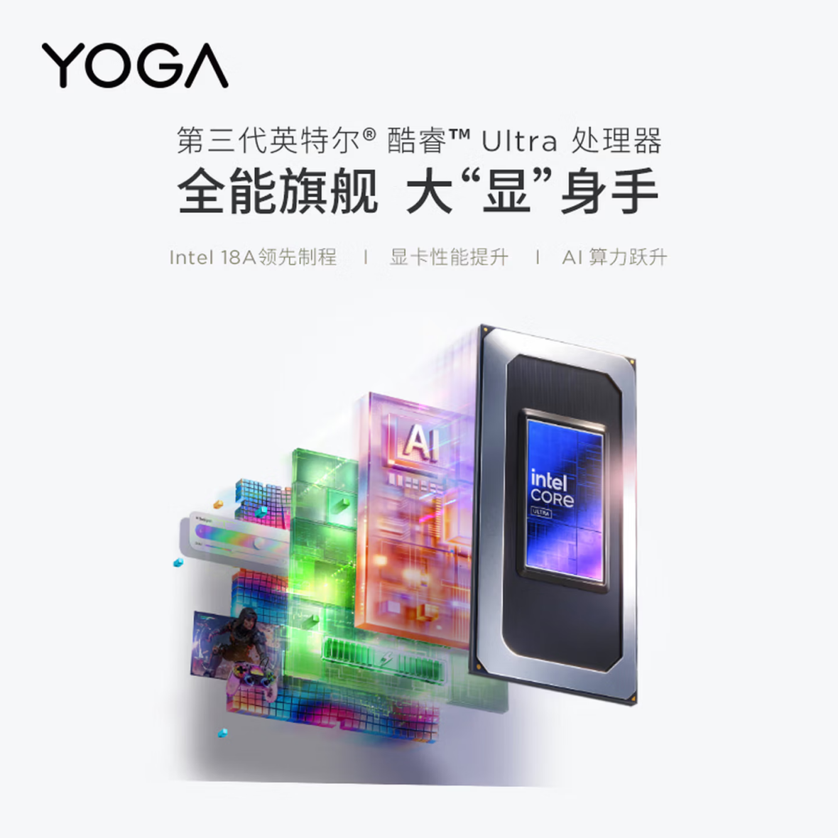 �����������YOGA Air 14 Ultra Aura�콢�ᱡAI PC��618������