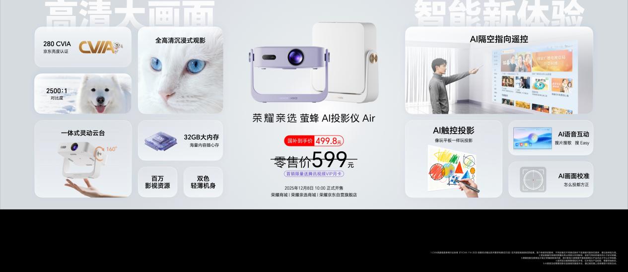 ҫѡ ө AIͶӰ Airذ 499.8Ԫ۽AIͶӰ