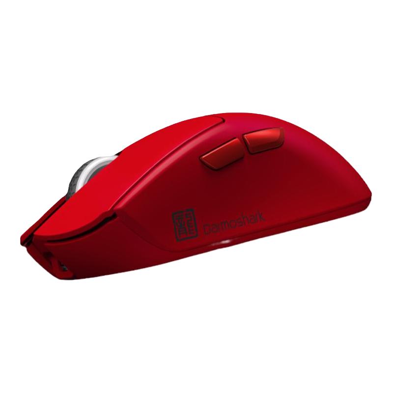 达摩鲨 N5 三模无线鼠标 有线2.4G蓝牙 57g轻量化鼠标 电竞游戏办公 Nordic主控 中大手人体工学