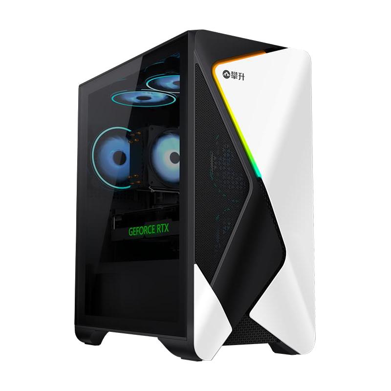 攀升 战境s7电脑主机i5 14600KF/RTX5060Ti三角洲吃鸡游戏直播主机台式电脑diy组装整机