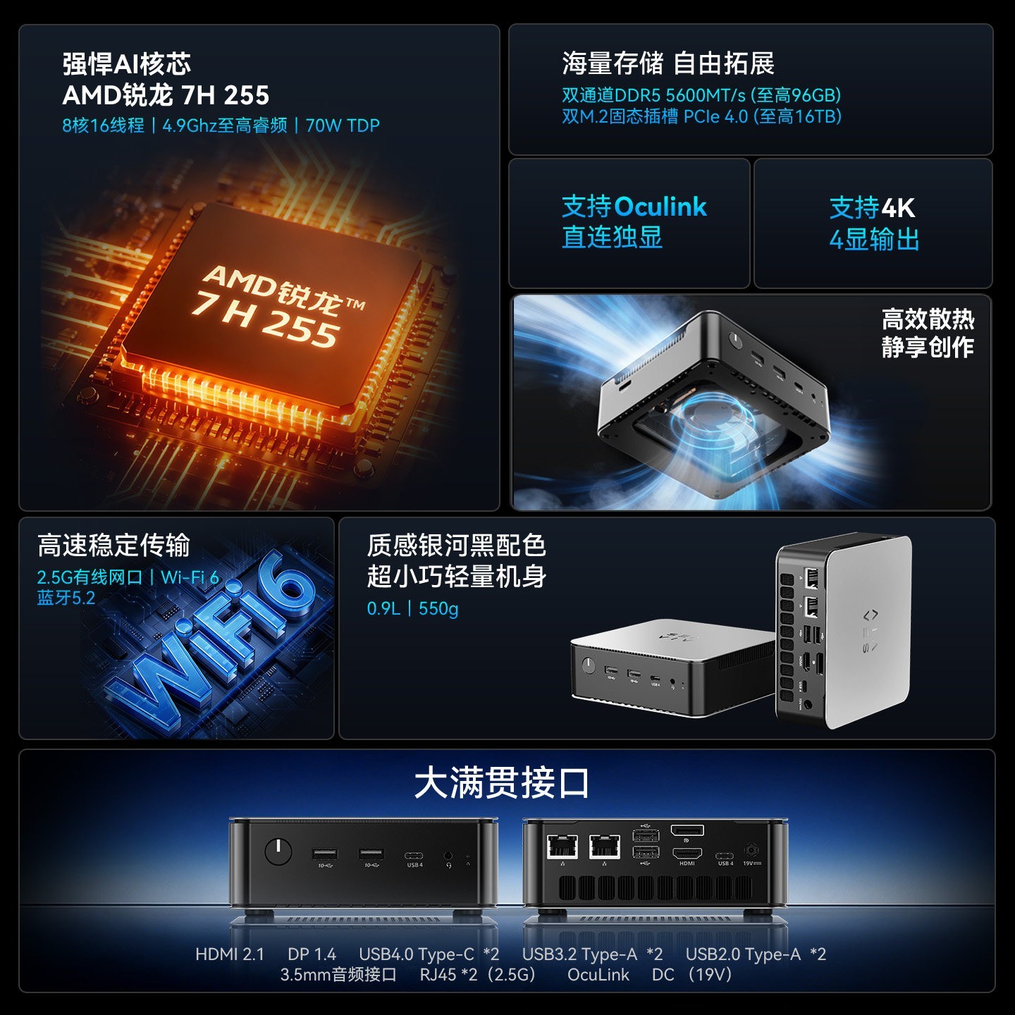 希未 R3e 高配置 迷你主机