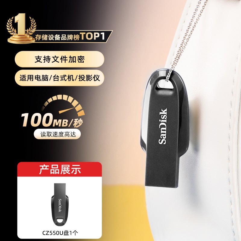 SanDisk 128GB U盘限时抢购