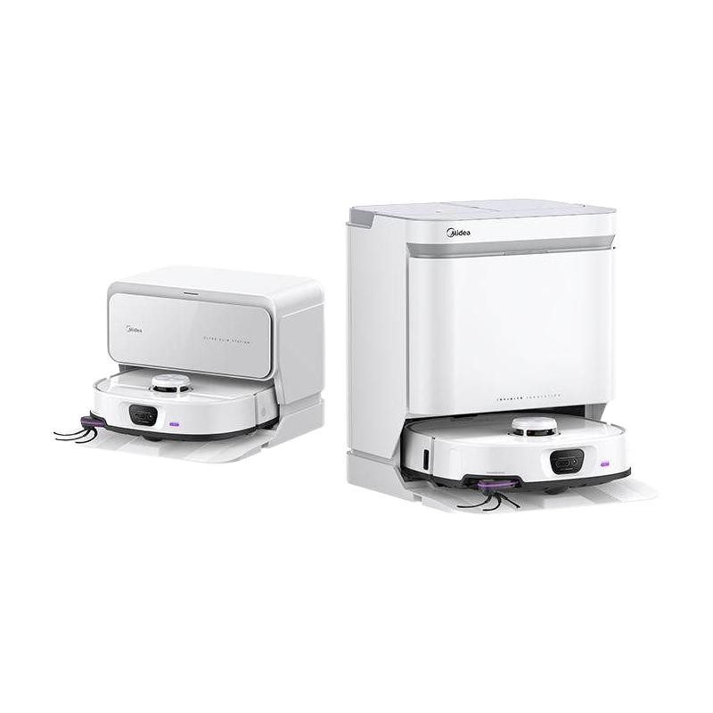 美的 V16珍珠版扫地机器人水箱版 扫拖一体全自动基站清洁除菌免维护擦地机