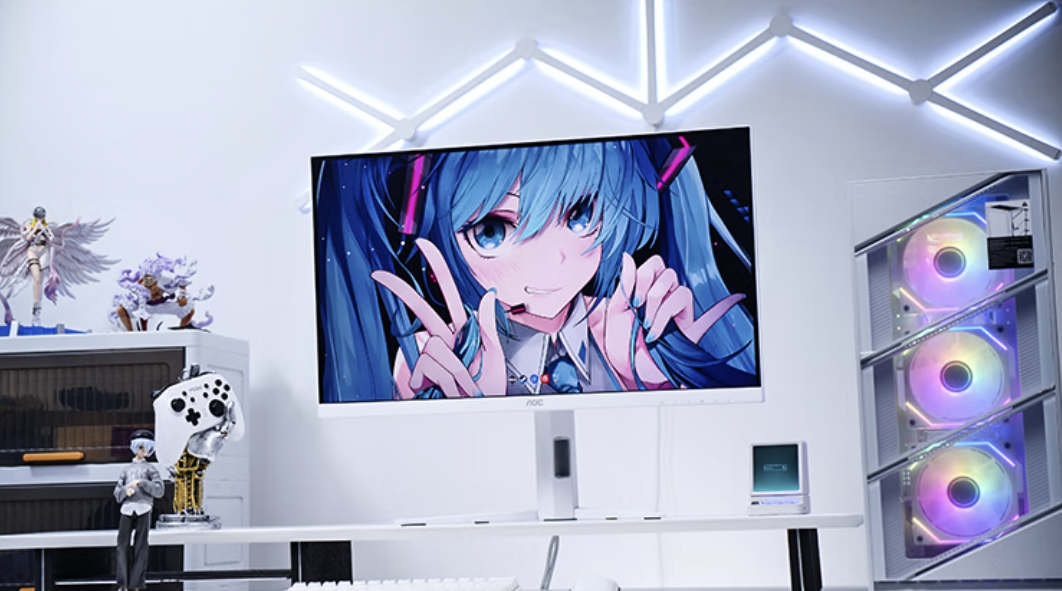 开学季显示器推荐AOC Q27G4SL/WS圆偏光护眼,学习娱乐双适配