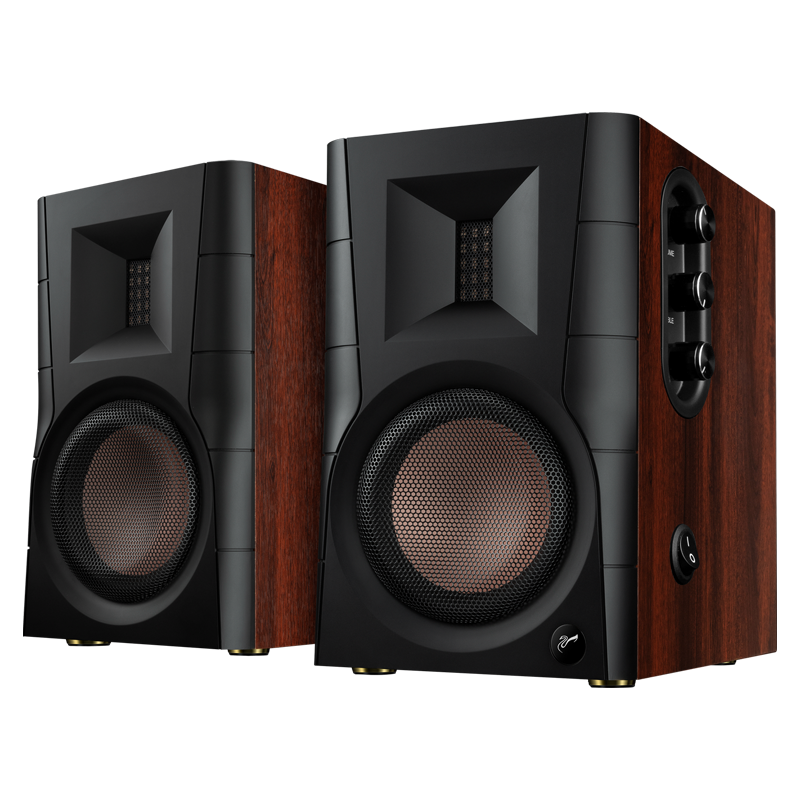 HiVi D100桌面有源音响台式电脑专用高音质客厅电视有线音箱