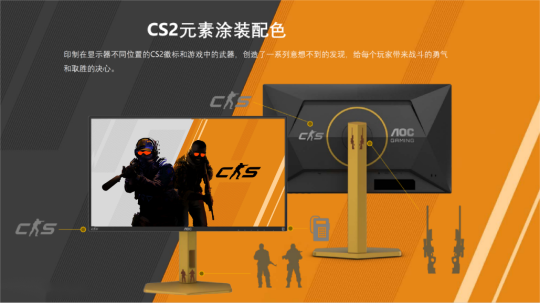 年后显示器怎么选 CS玩家的制胜神器AOC CS25G联名款助力体验进阶