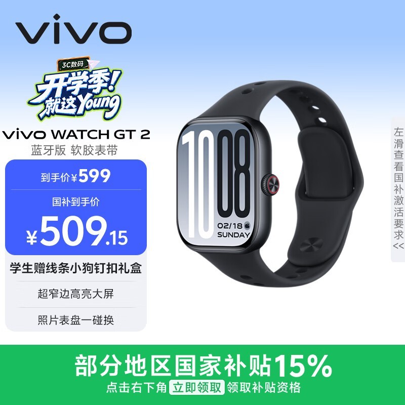 vivo WATCH GT 2 蓝牙版