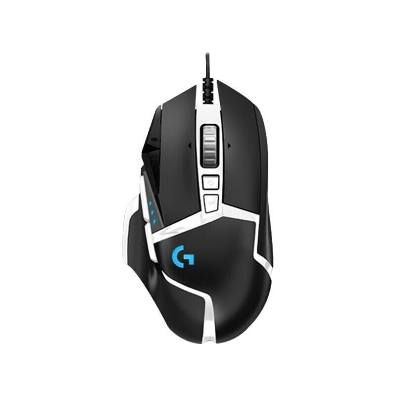 罗技 G502 SE 熊猫版 游戏鼠标 RGB鼠标 Hero引擎
