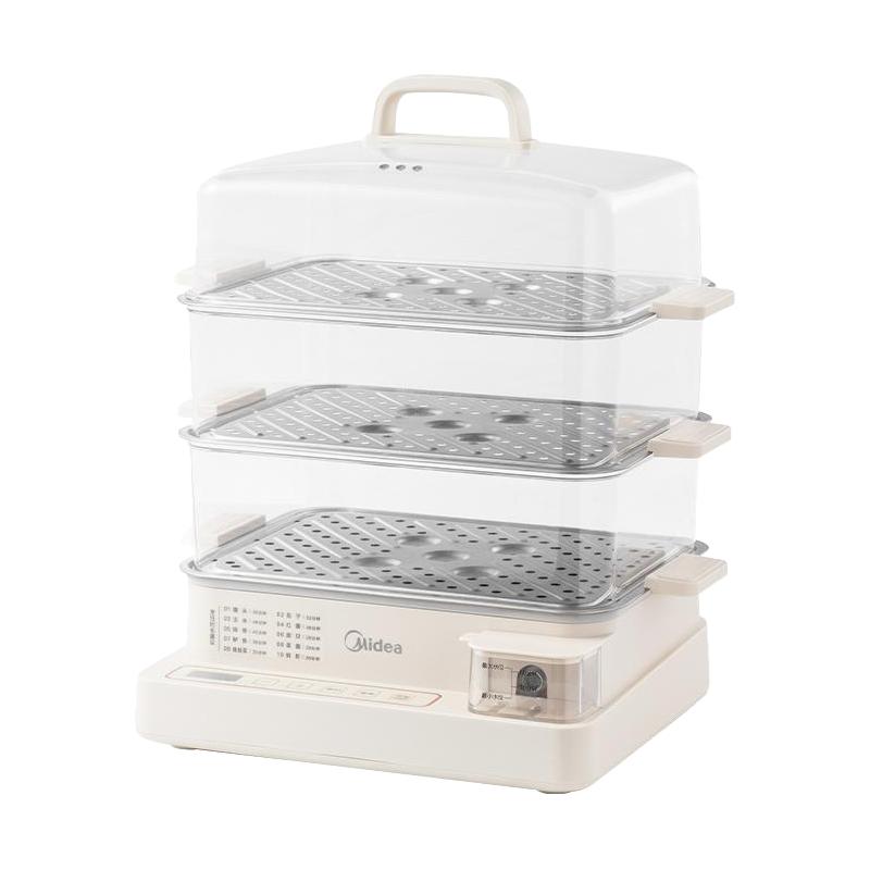 88VIP：美的 家用多功能三层不锈钢电蒸锅