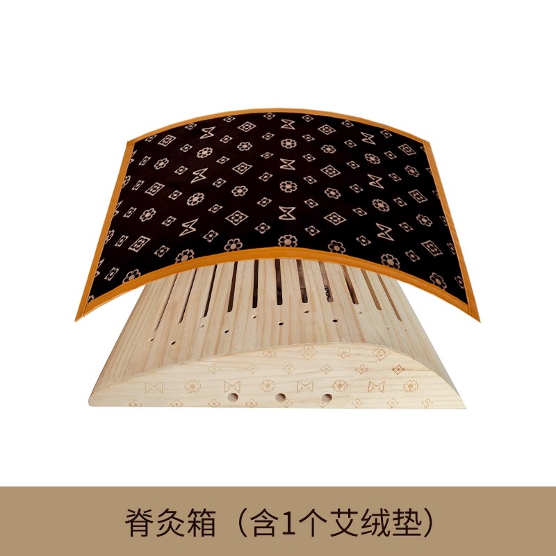 实木艾灸盒随身灸家用艾灸神器背部专用腰部全身艾灸器具工具大全
