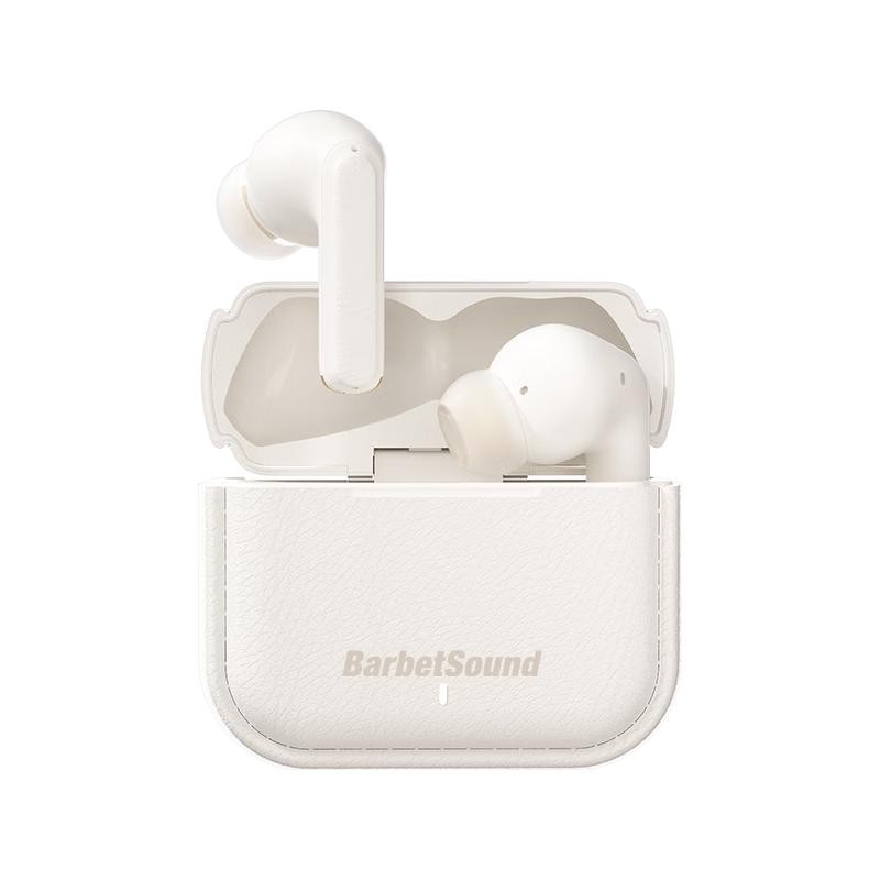 BarbetSound A75 Pro 42dB主动降噪 米色 蓝牙耳机 礼盒装