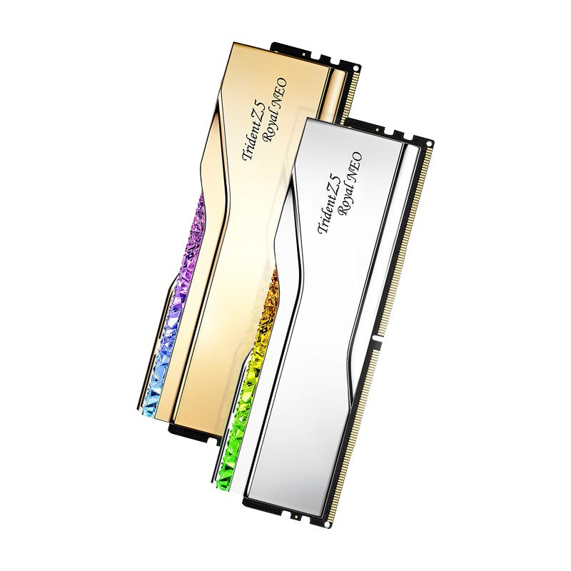 华硕 G.SKILL 皇家戟DDR5灯条6000/8000适配AMD台式机EXPO内存条16/24G套装