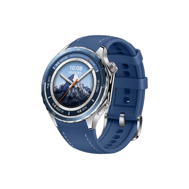 OPPO Watch X2 eSIM智能手表  千峰蔚蓝
