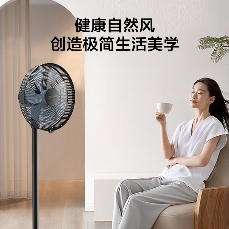 艾美特七叶电风扇FS35-R95大风量节能落地扇