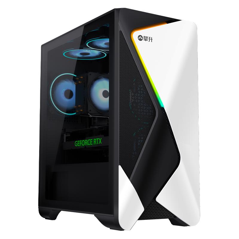 攀升 兄弟战境S7 14500HX RX550电脑主机 16+512 台式吃鸡电竞游戏组装机设计全套整机