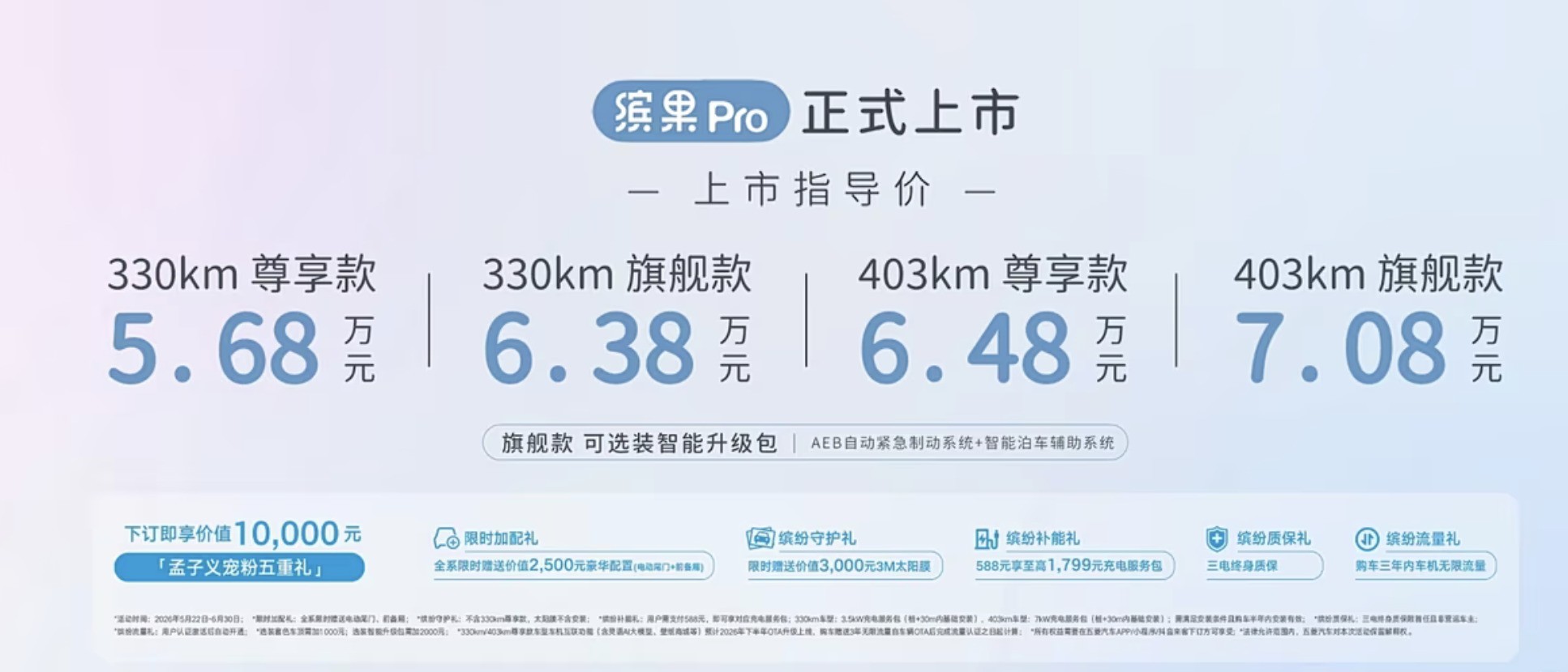5.68万起的五菱缤果Pro怎么选？一文帮你选对车型