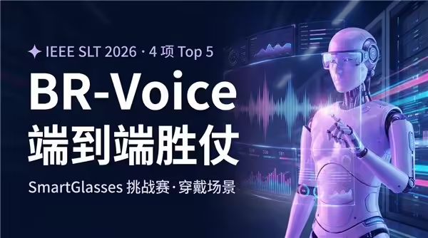 四项全进Top 5、两项第二！百融BR-Voice再获IEEE SLT 2026挑战赛验证