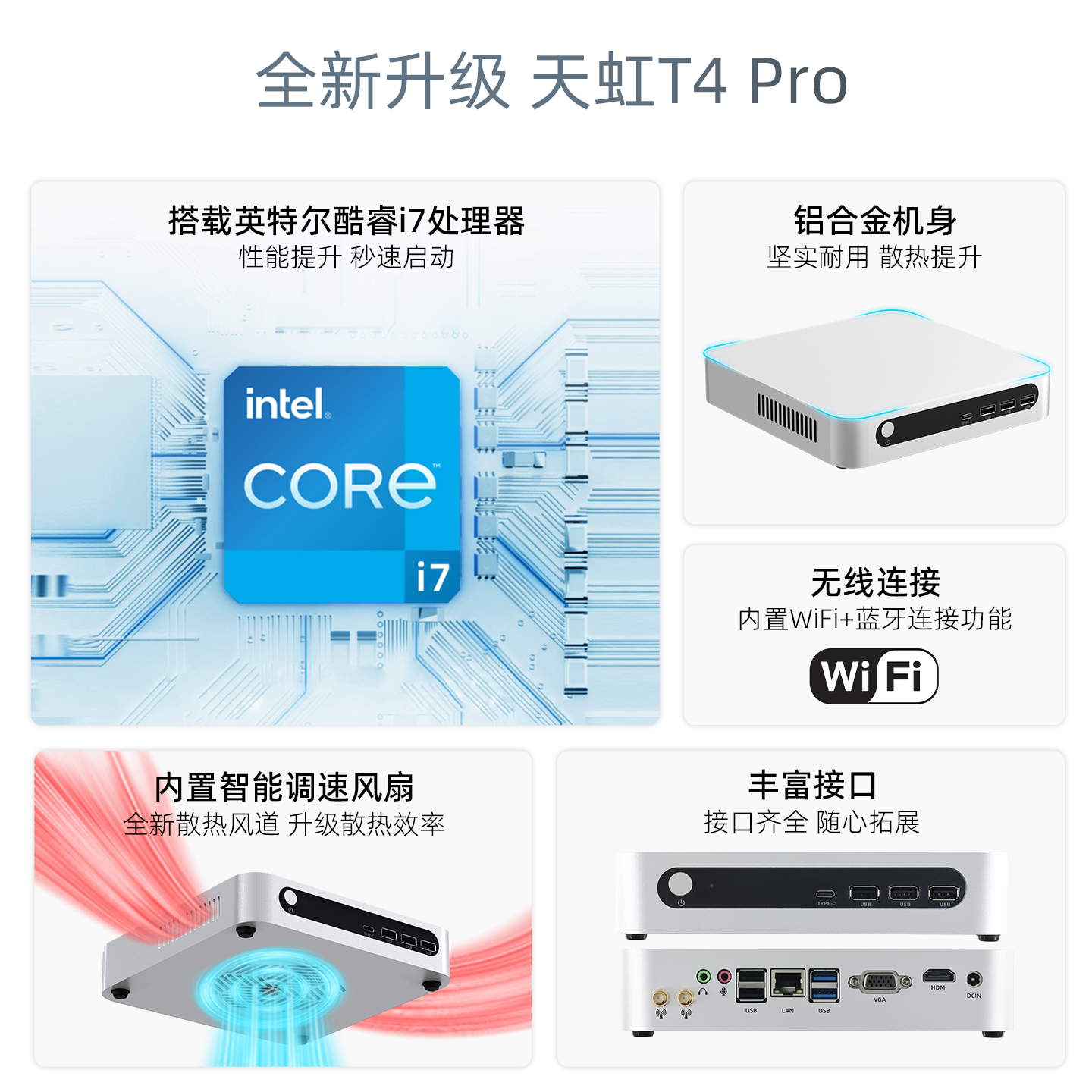天虹 T4minipc 酷睿12代i5 迷你主机
