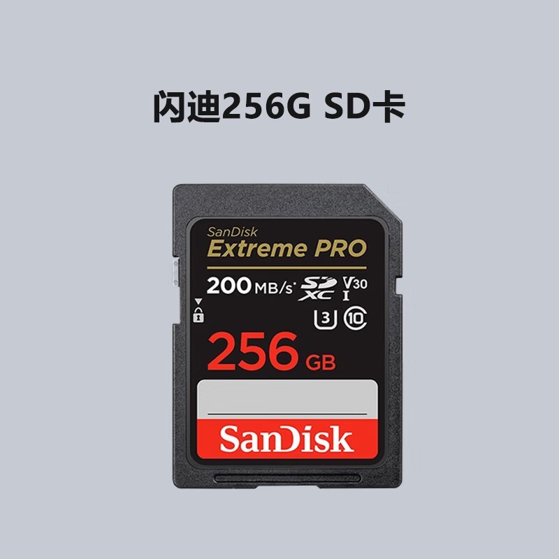 索尼(SONY)单反相机/微单/摄像机高速SD卡 内存卡/储存卡 256GB容量 适用索尼ILCE-A6100/Alpha6100