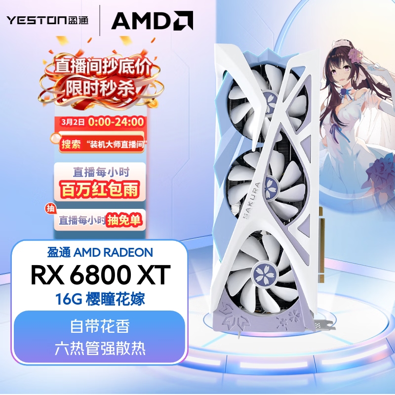 ӯͨ RX 6800 XT �Կ������ 2685.51 Ԫ