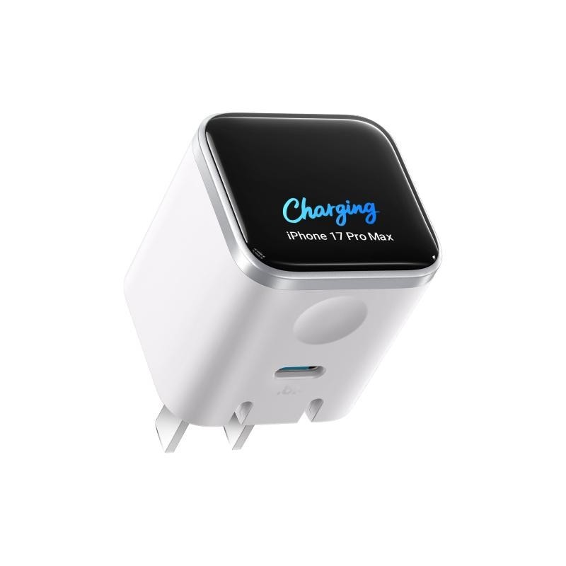 Anker 安心充Smart45W适用苹果新机充电器iPhone17ProMax充电头16Pro快充15手机14屏显