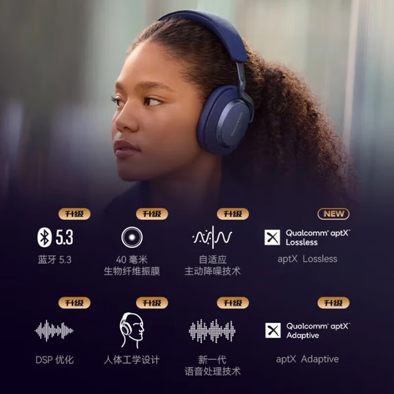 宝华韦健Px7 S3紫霞蓝耳机2599元抢