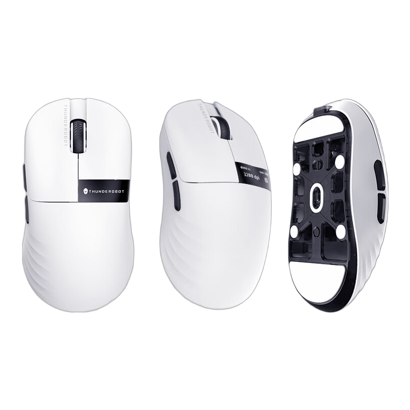 1日0点：雷神 ML8 星闪双模游戏鼠标49g超级轻量化PAW3395电竞传感器