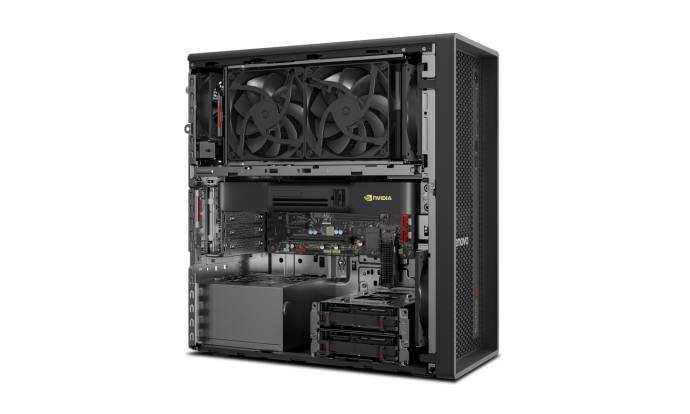 һ̨���� AI ȫ��·��ThinkStation P4 ��ͨ����������רҵ�������ƶ���չ