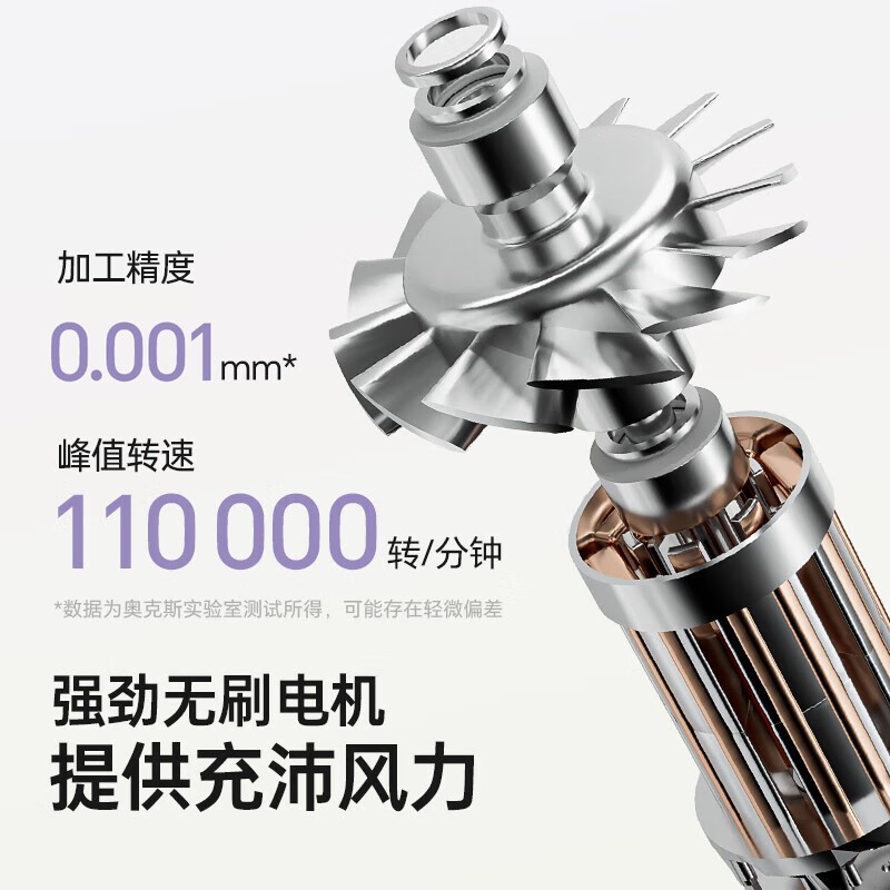 奥克斯负离子无叶电吹风京东低至109元