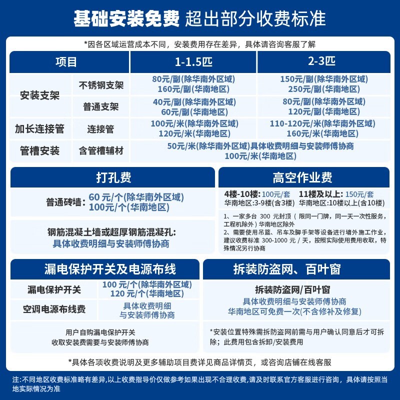 大金1.5匹空调直降100元