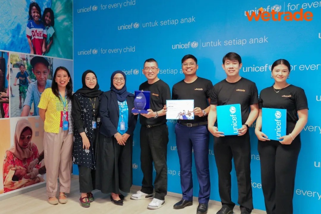 WeTradeηϹͯᣨUNICEFӡֻ