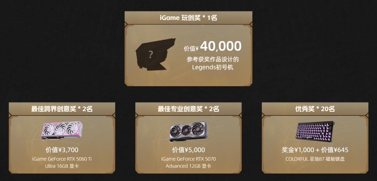 赢个人定制主机!iGame Legends主机概念设计大赛启动