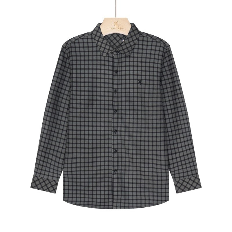 保罗彼得男加绒衬衫94元抢