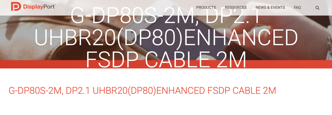DisplayPort2.1 80Gbps ߹淶Ƶźšٹ·