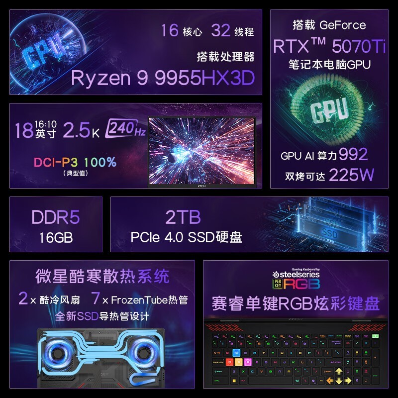 微星泰坦18Pro锐龙版2025款