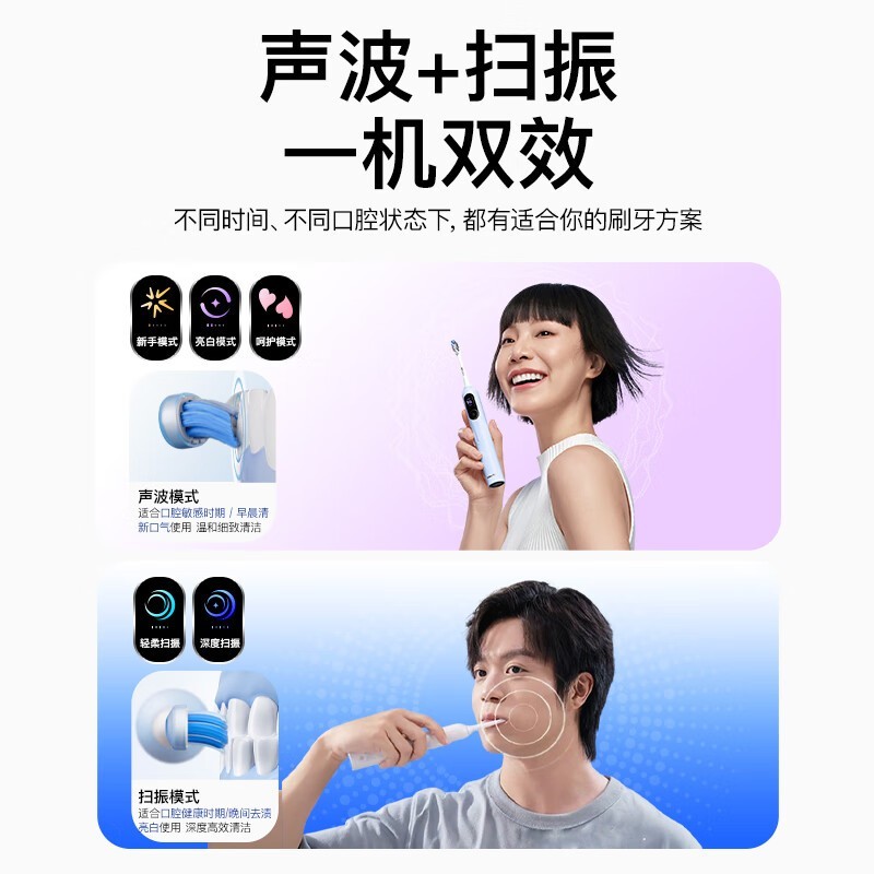 Saky舒客G5Pro+扫振牙刷礼盒