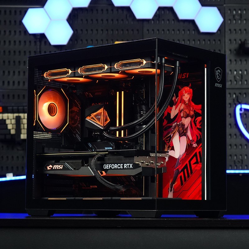 国家补贴、值友专享、淘金币可用：微星 全家桶海景房主机（9600X、RTX 5060、24GB、1TB）