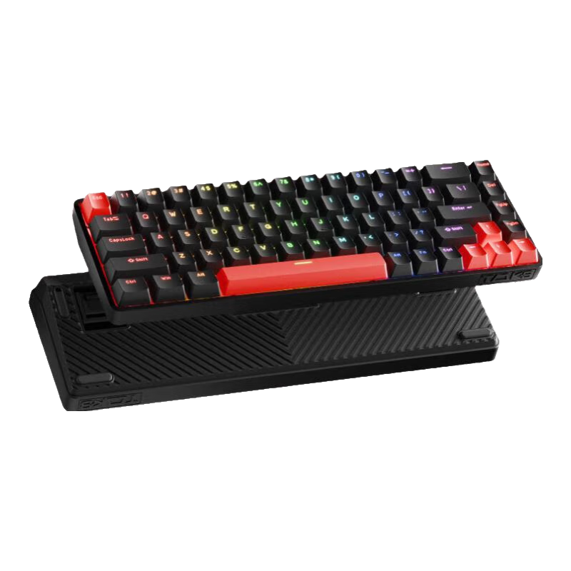 KEMOVE T68-C 炽风破晓 电竞磁轴键盘 RGB 铝合金面板