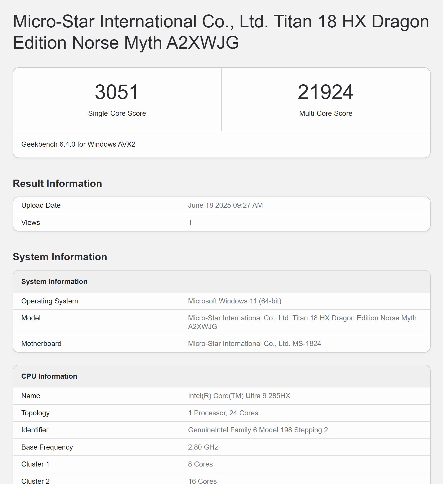 Ӣ�ض����Ultra 9 285HX���⣺�����ͺš���������