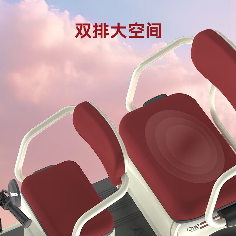 雅迪CM2电动三轮车促销:3499元起