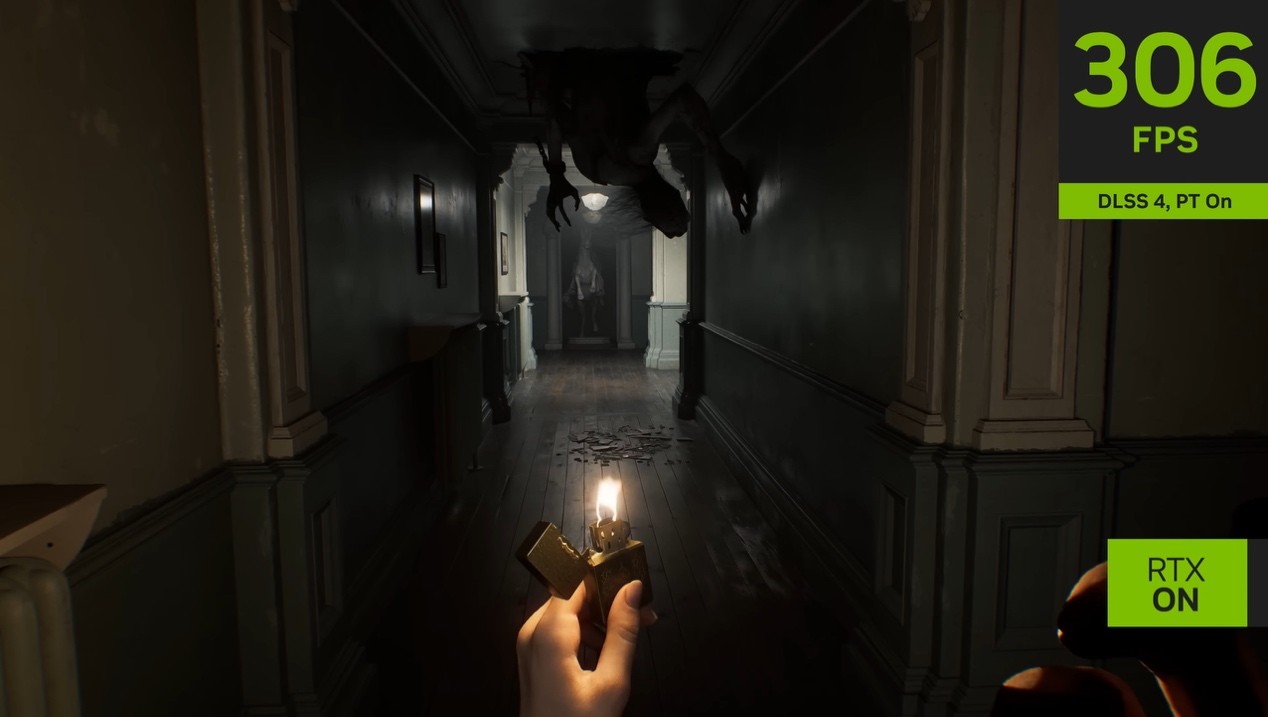 华硕RTX50系显卡路径追踪+DLSS4最高画质畅玩《生化9》