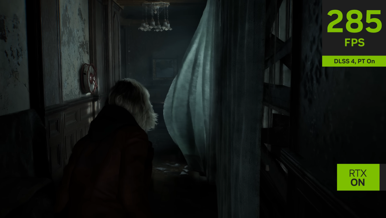 华硕RTX50系显卡路径追踪+DLSS4最高画质畅玩《生化9》