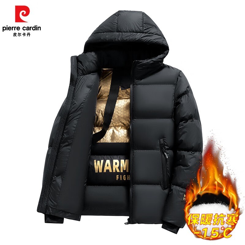 皮尔·卡丹加厚棉服64.9元抢