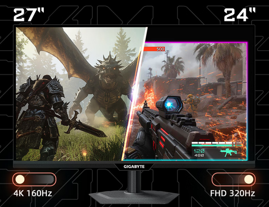 强强联合!技嘉携手CS茄子推出M27UP-QZ联名限定电竞显示器