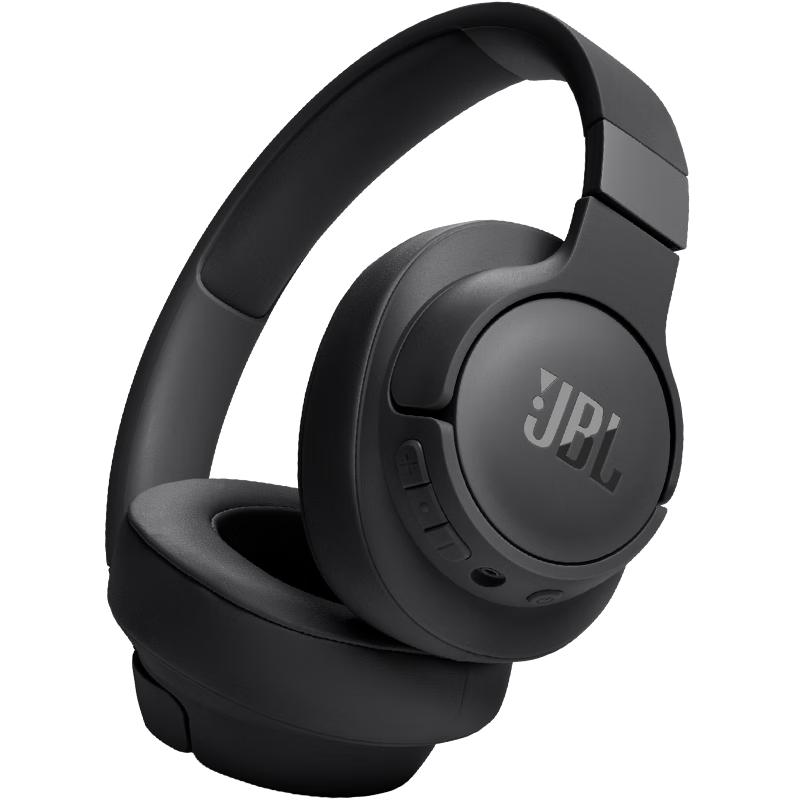 JBL TUNE 720BT 耳罩式头戴式动圈降噪蓝牙耳机 深空黑