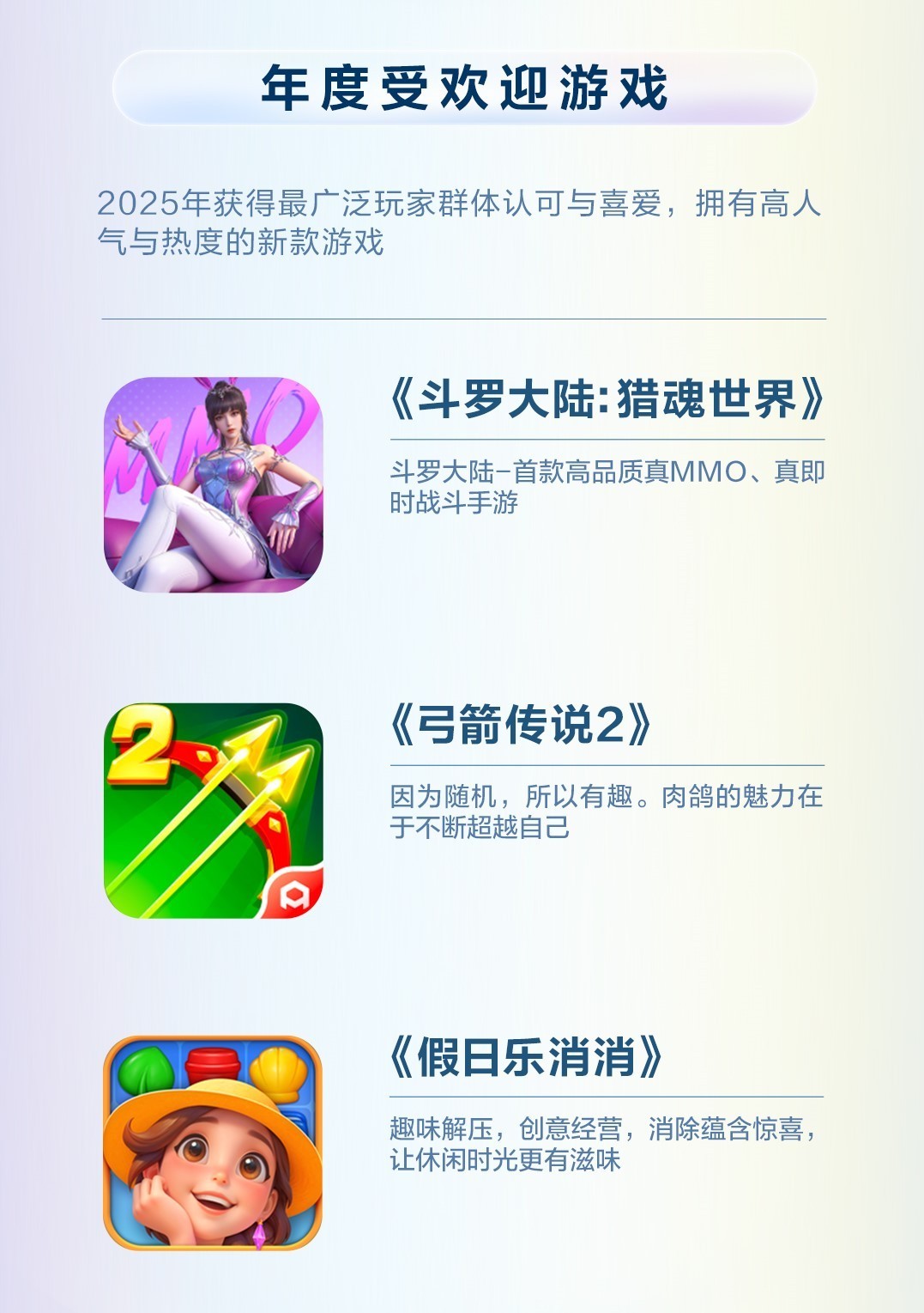 华为游戏中心鸿蒙2025年度先锋榜出炉,三角洲行动、原神等大作上榜