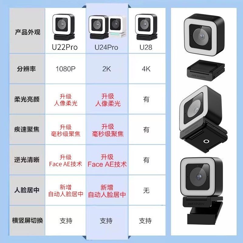 海康威视4K直播摄像头促销