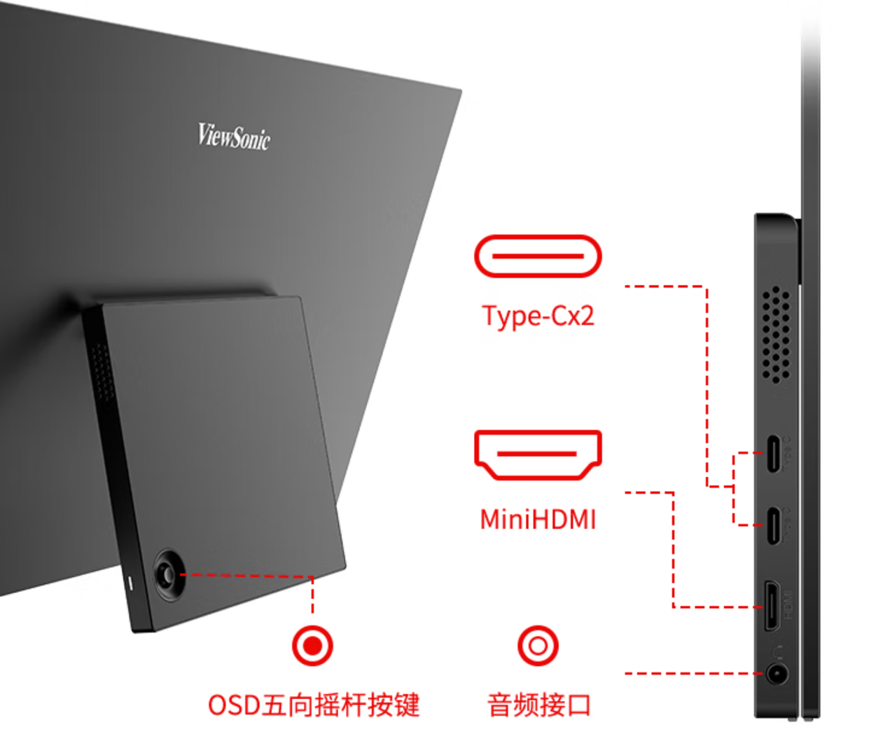 优派VX1622-4K便携显示器 移动办公/影音娱乐也能如此高效震撼