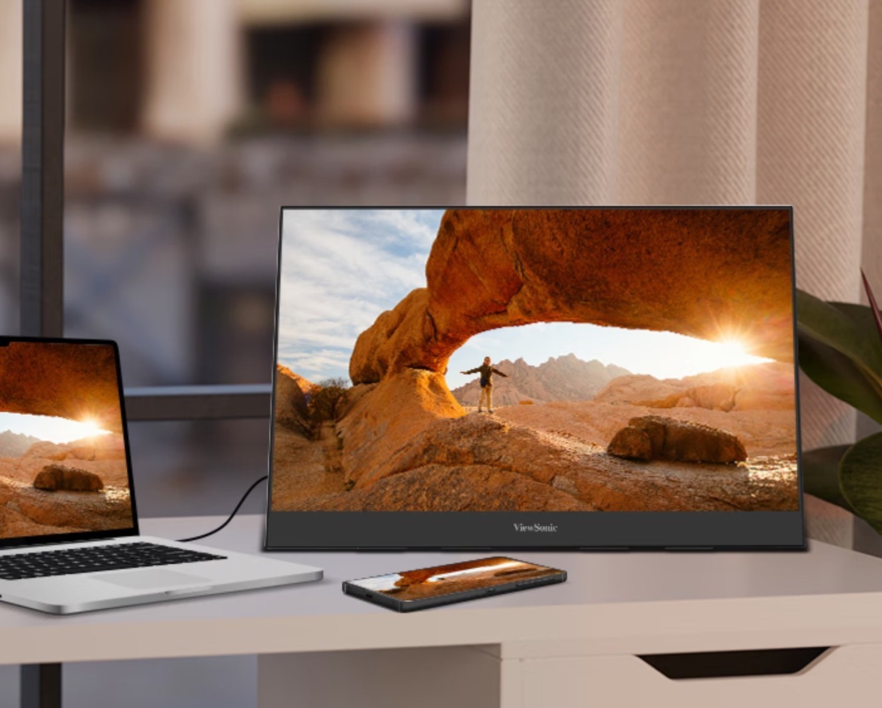 优派VX1622-4K便携显示器 移动办公/影音娱乐也能如此高效震撼