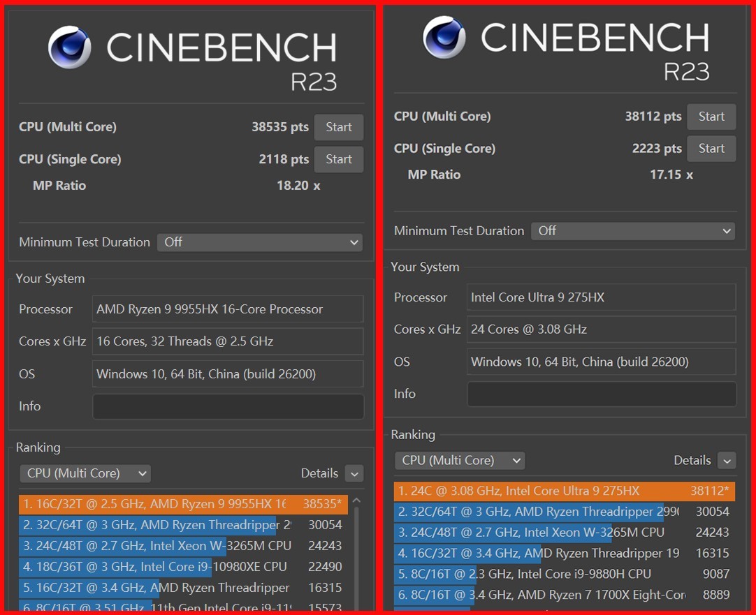 ߶ϷԾ 9 9955HXͿUltra 9 275HX˭ǿ